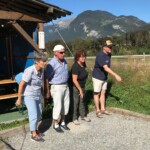 En lice pour les 3e et 4e places: les Breizh-Helvetia vs les Schnetz