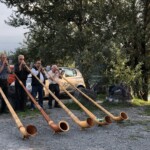 23 août: raclette et cors de alpes